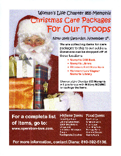 Women's Life Christmas Care Packages For Our Troops
